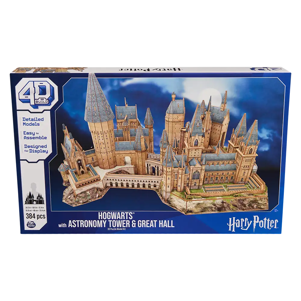 4D | Rompecabezas Hogwarts con Torre de Astronomía y Gran Salón