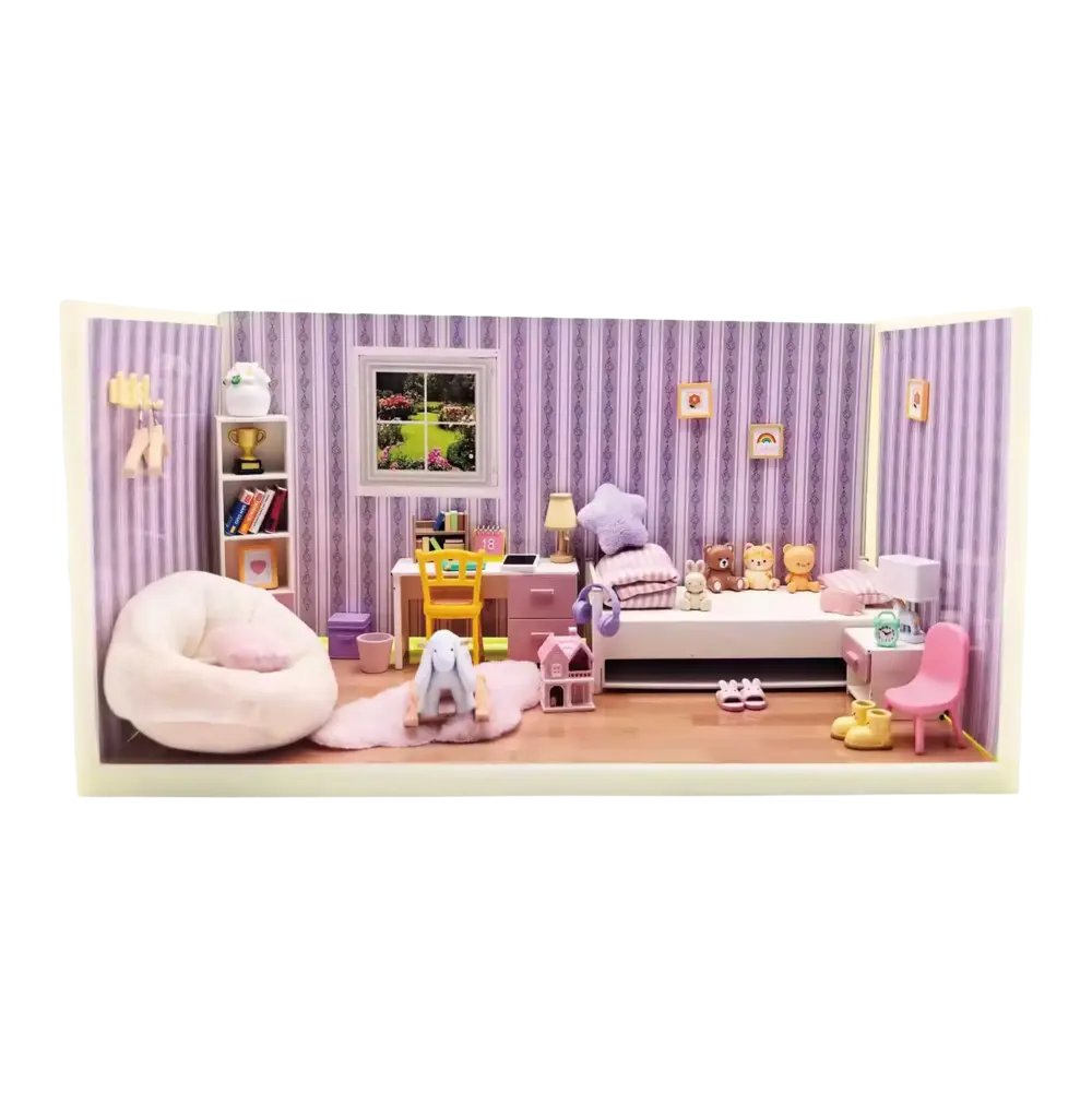 Mini World | Playset Dormitorio con Accesorios 