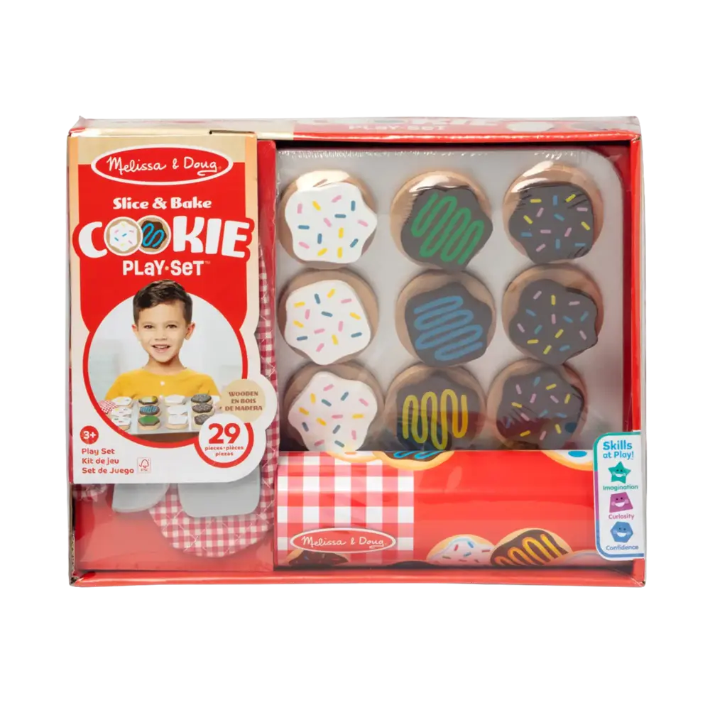 Melissa & Doug | Cookie Playset | Set de juego de 9 piezas