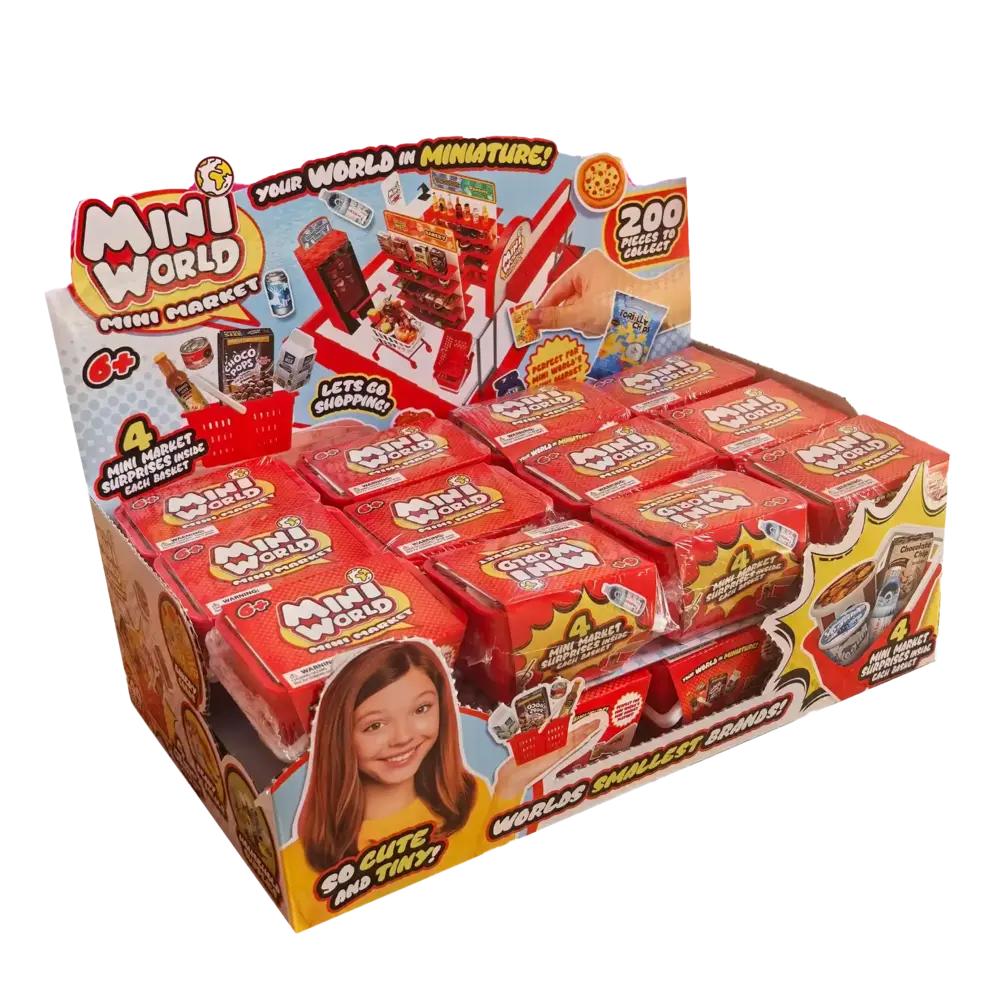 Mini World | Canasta De Compras Con Mini Alimentos