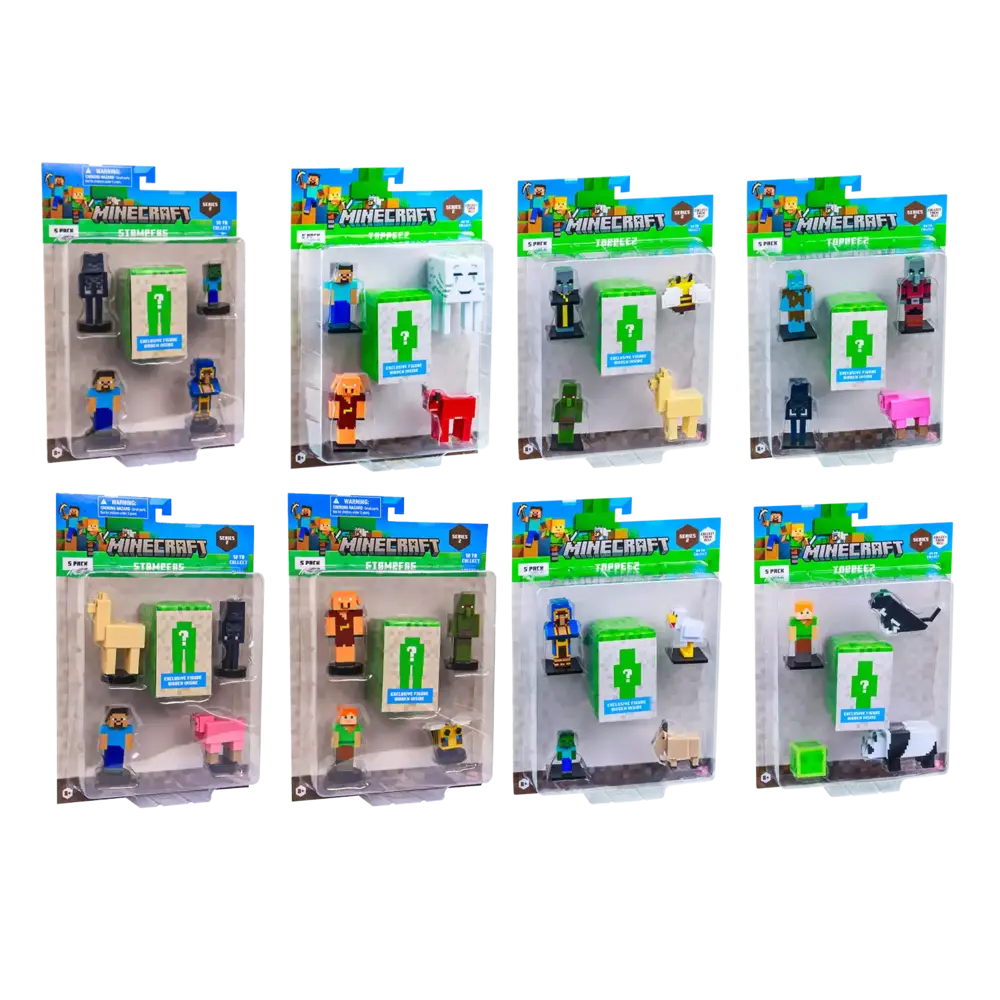 Minecraft 3D Toppez - Figuras en Blíster | slide 1