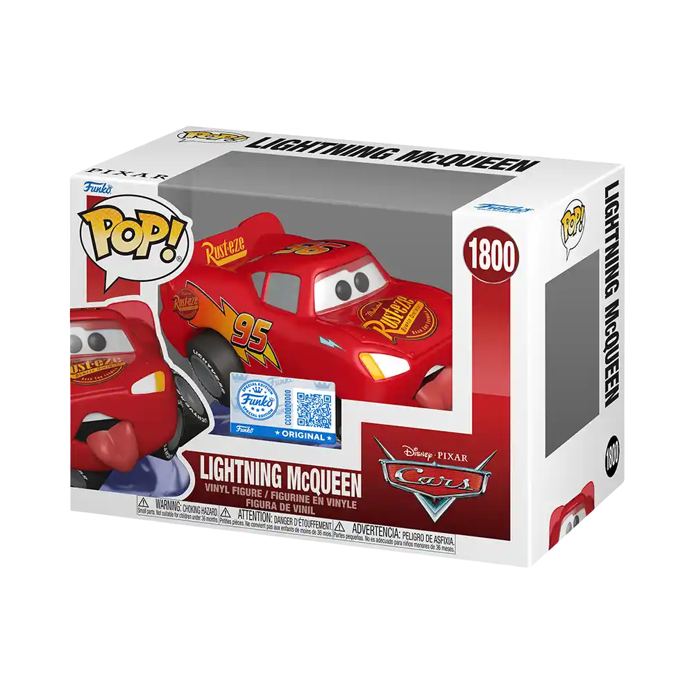 Funko POP | Disney Cars Rayo McQueen Figura Coleccionable | slide 1
