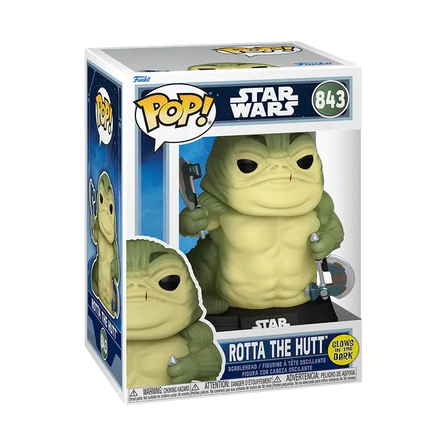Funko POP | Star Wars Rotta the Hutt Figura Coleccionable | slide 1