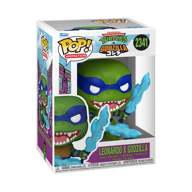 Funko POP | Tortugas x Godzilla Leonardo x Godzilla | slide 1