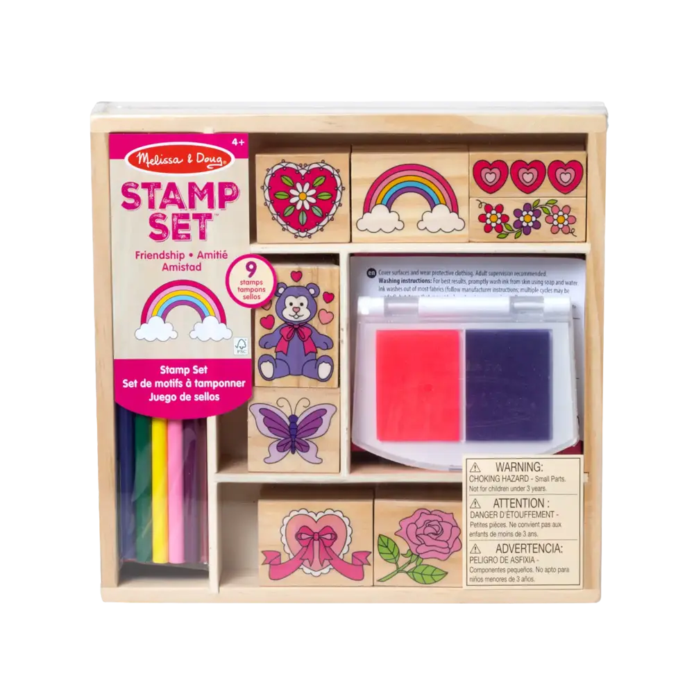  Melissa & Doug - Set De Sellos De Madera
