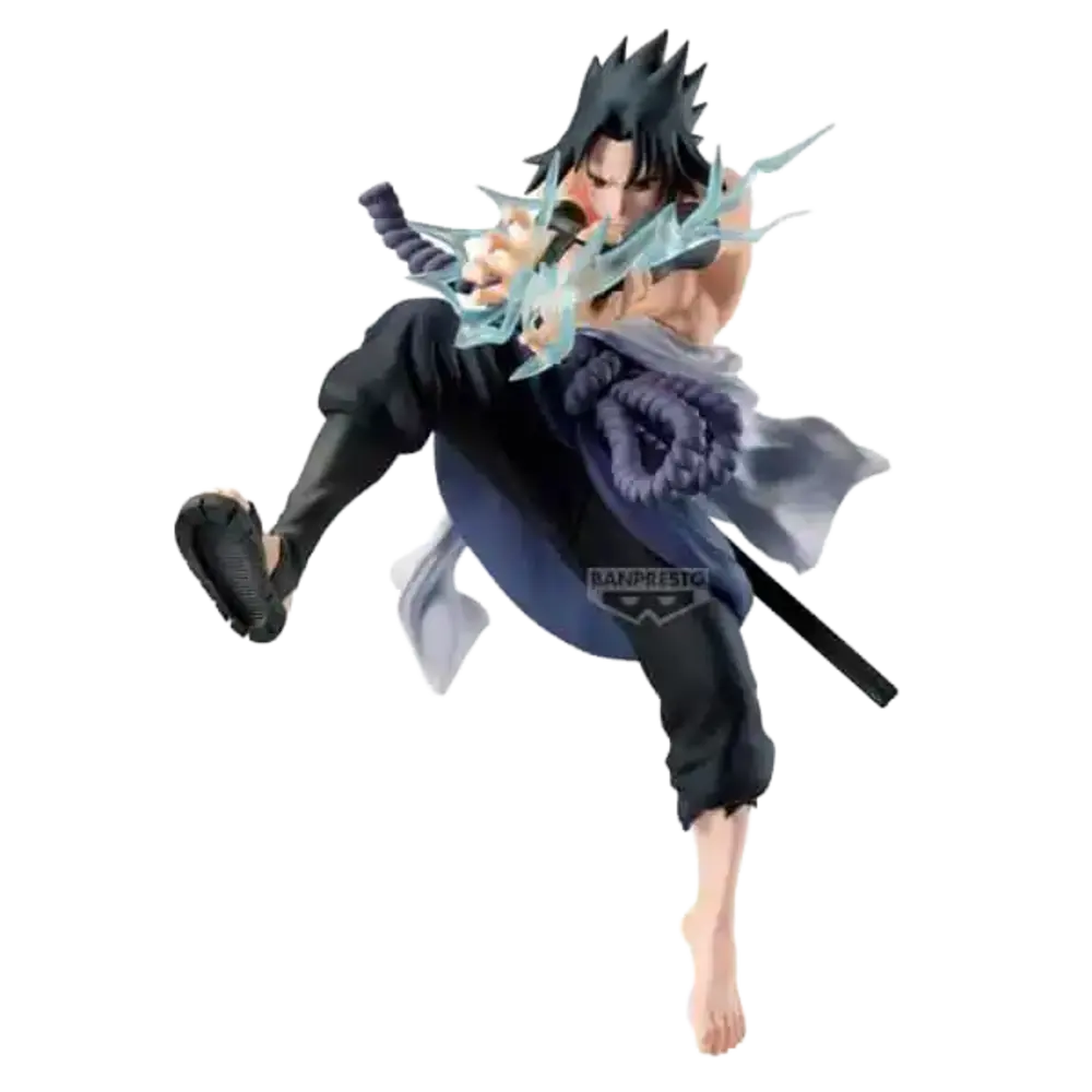 Banpresto Naruto Vibration Stars Plus | Sasuke Uchiha Figura 18 cm | slide 4