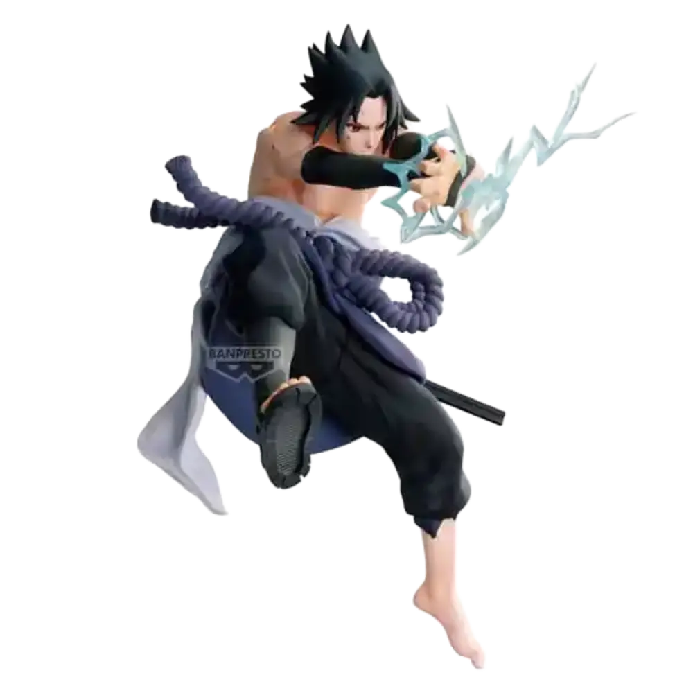 Banpresto Naruto Vibration Stars Plus | Sasuke Uchiha Figura 18 cm