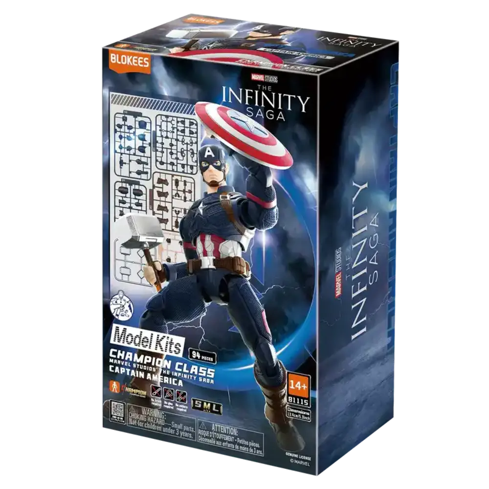 Blokees Marvel | Captain America Infinity Saga Figura 13 cm | slide 4