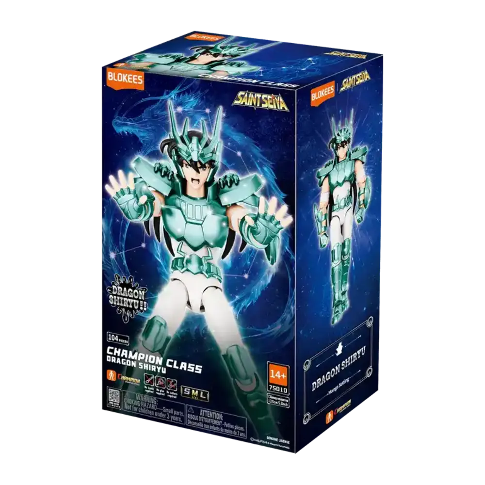 Blokees Saint Seiya | Dragon Shiryu Champion Class Figura 14 cm | slide 6