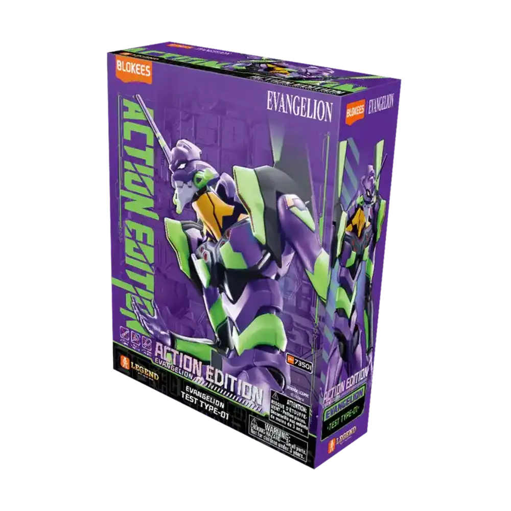 Blokees Evangelion | EVA-01 Action Edition Figura Armable 17 cm | slide 3