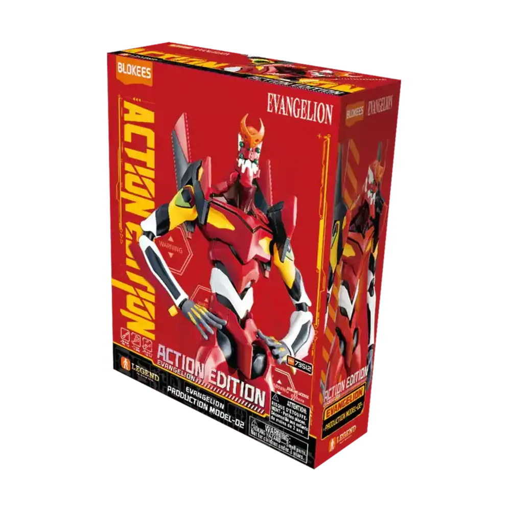 Blokees Evangelion | EVA-02 Action Edition Figura Armable 17 cm | slide 2
