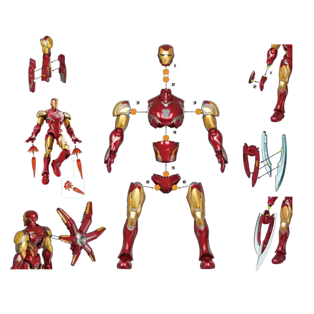 Blokees Marvel | Iron Man Mark LXXXV Figura LED 13 cm | slide 2