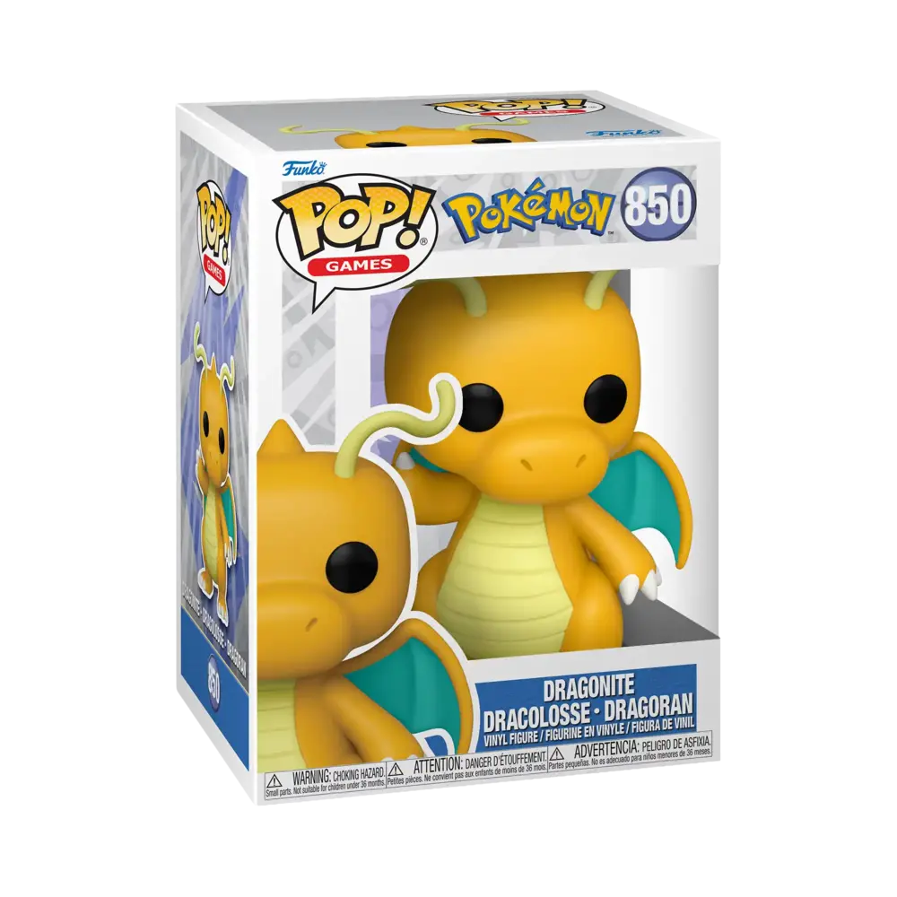 Funko POP | Games Pokémon Dragonite Figura Coleccionable  | slide 2