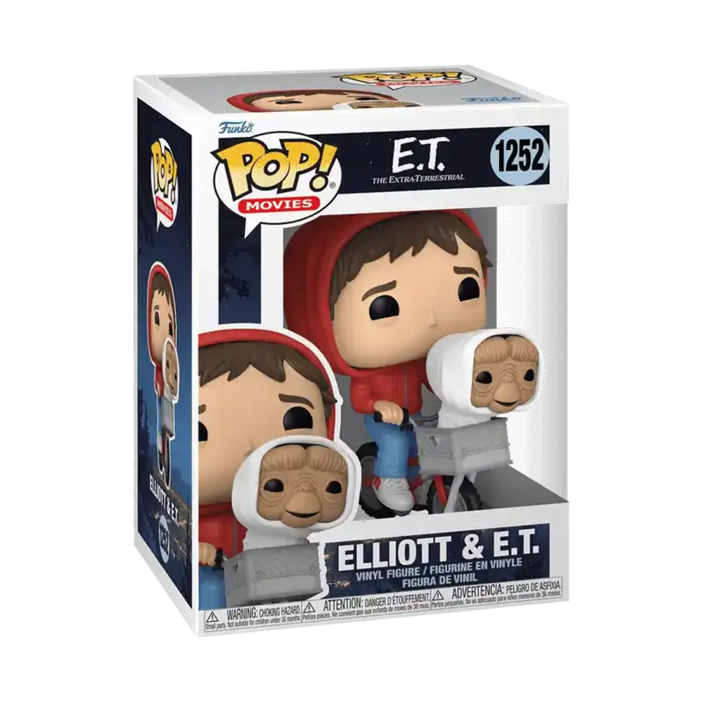 Funko POP | ET Elliott con ET en Bicicleta Figura Coleccionable | slide 2