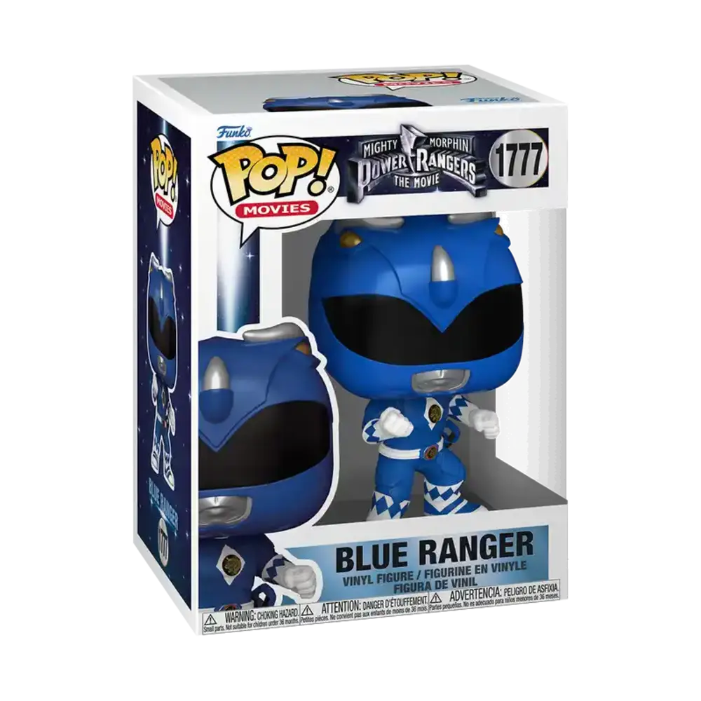 Funko POP | Power Rangers Ranger Azul Figura Coleccionable | slide 2