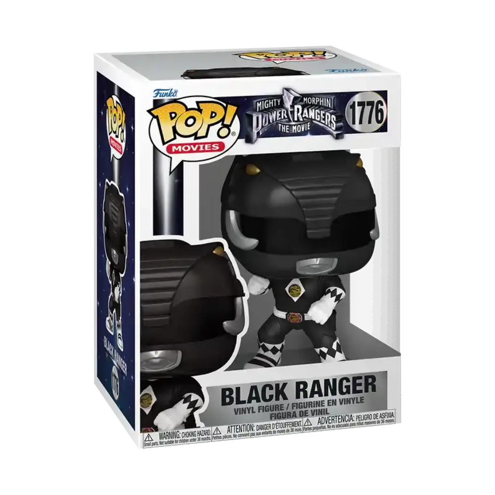 Funko POP | Power Rangers Ranger Negro Figura Coleccionable  | slide 2