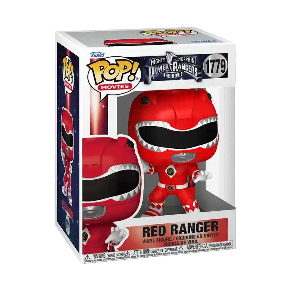 Funko POP | Power Rangers Ranger Rojo Figura Coleccionable | slide 2