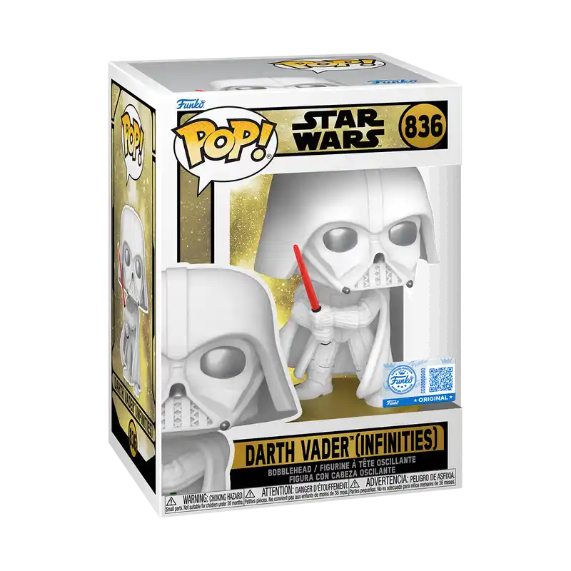 Funko POP | Star Wars Darth Vader Blanco Figura | slide 2