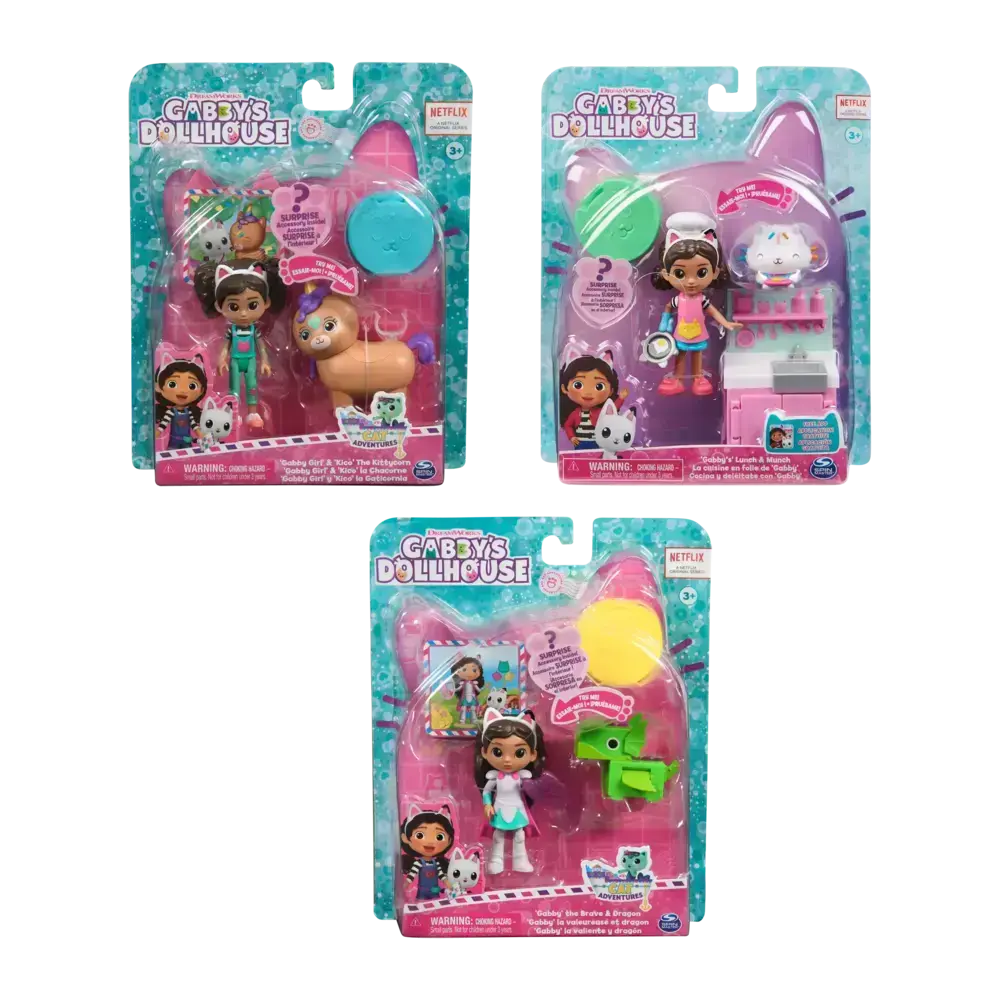 Gabby’s Dollhouse | Cat-tivity Pack Figuras con Accesorios
