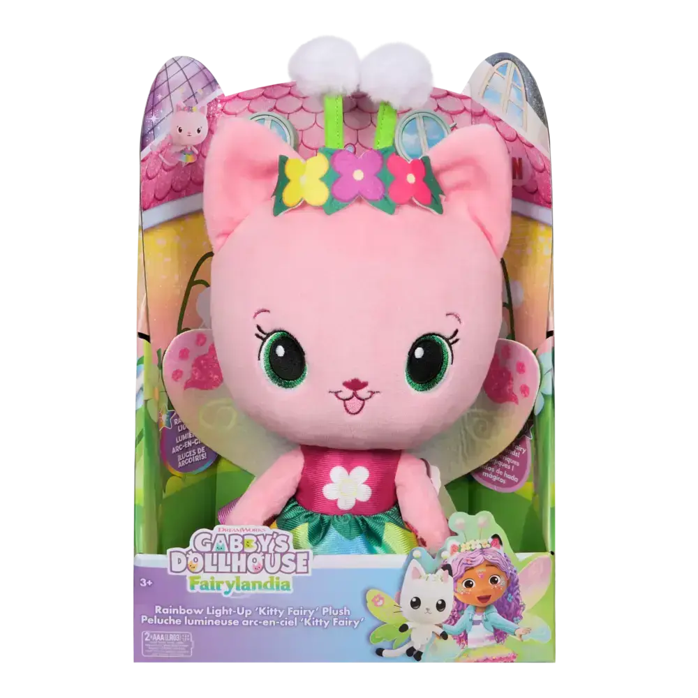 Gabby’s Dollhouse | Fairylandia Kitty Fairy Peluche Interactivo