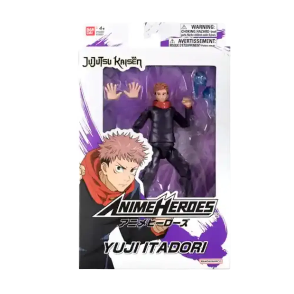 Bandai Anime Heroes | Jujutsu Kaisen Figura Yuji Itadori Black Flash Articulada