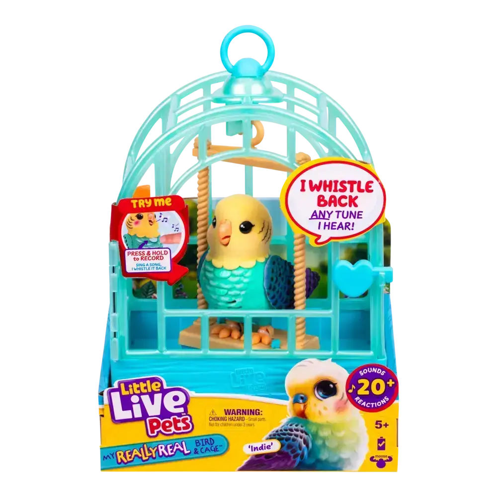 Little Live Pets | My Really Real Bird & Cage Pájaro Interactivo