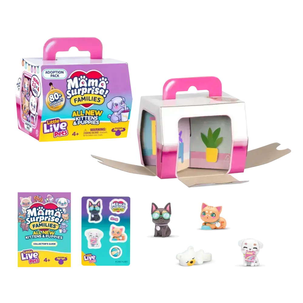 Little Live Pets | Mama Surprise Families Adoption Pack Casita Mascotas | slide 3