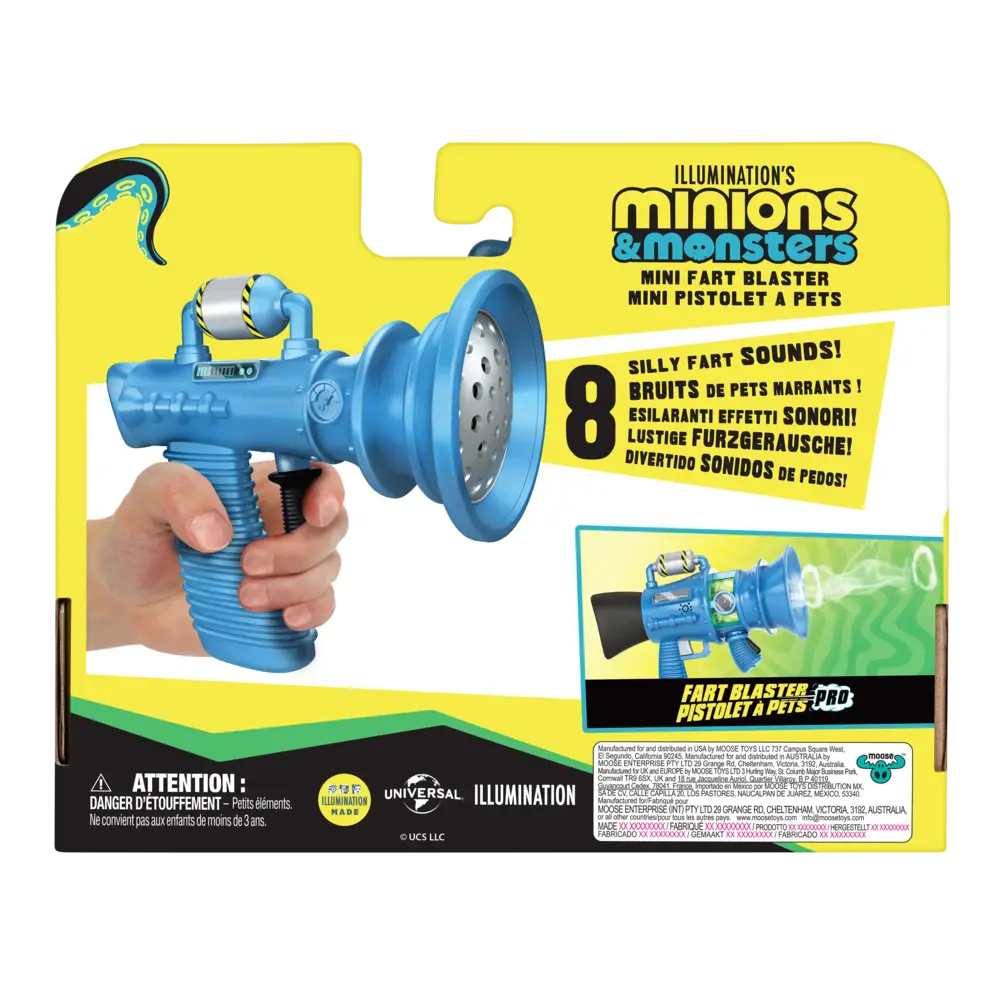 Minions | Mini Fart Blaster Lanzador Divertido | slide 2