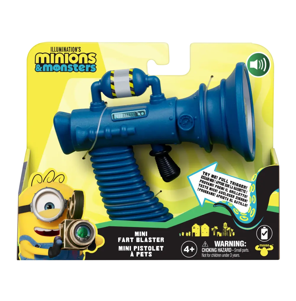 Minions | Mini Fart Blaster Lanzador Divertido