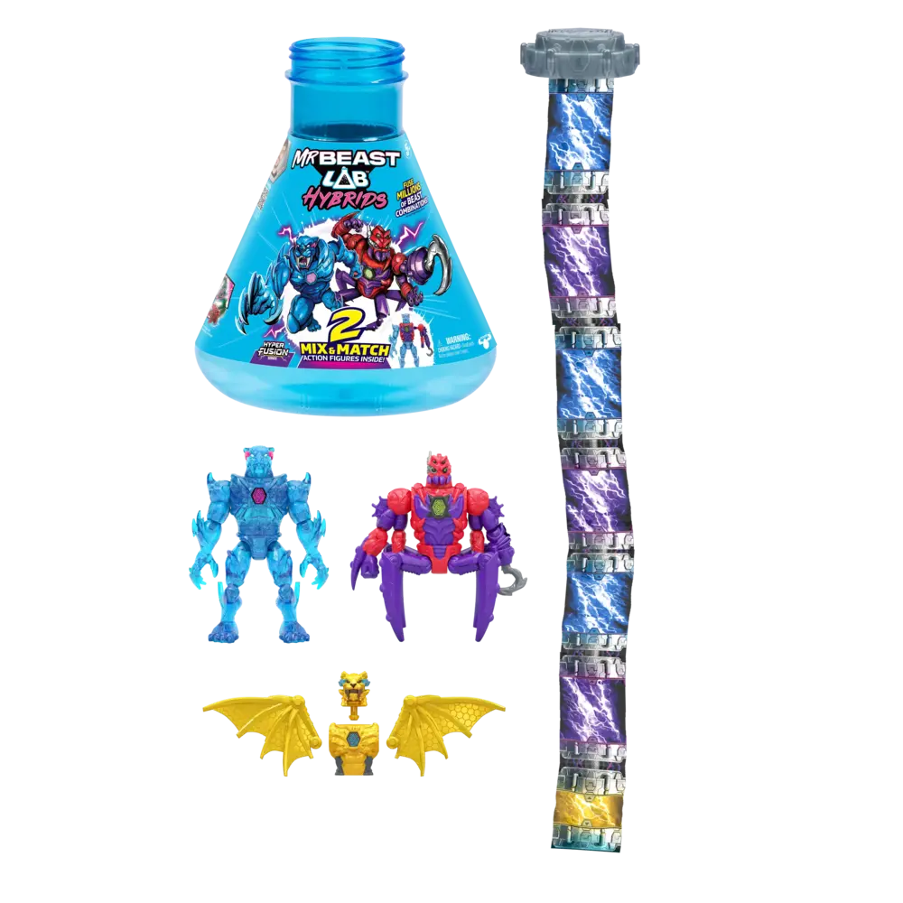 MrBeast Lab | Hybrids Hyper Fusion Mystery Mix & Match | slide 6