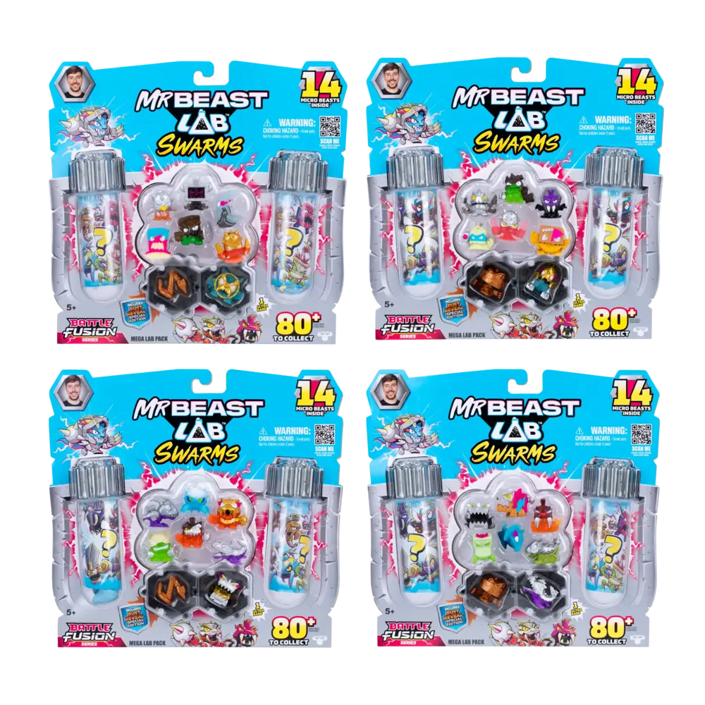 MrBeast Lab | Mega Lab Swarms 14 Pack Coleccionables