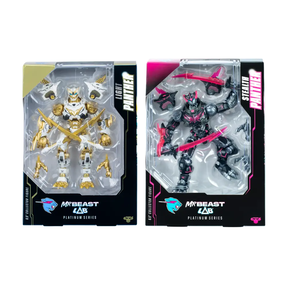MrBeast Lab | Platinum Series Figuras Coleccionables 6”
