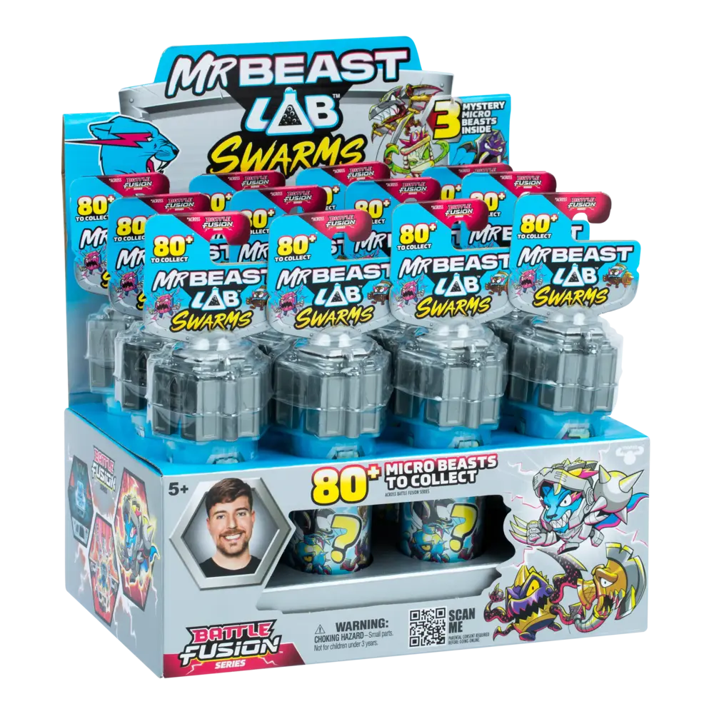 MrBeast Lab | Swarms 3 Pack Figuras Coleccionables