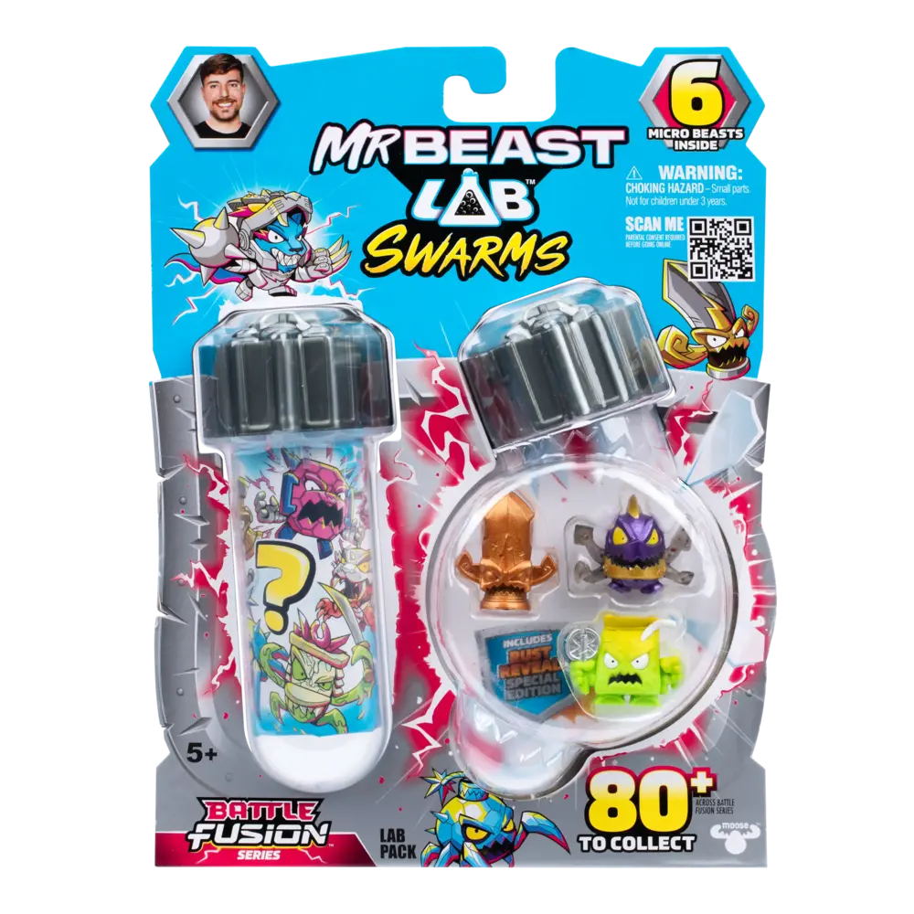 MrBeast Lab | Swarms 6 Pack Micro Figuras Sorpresa | slide 2