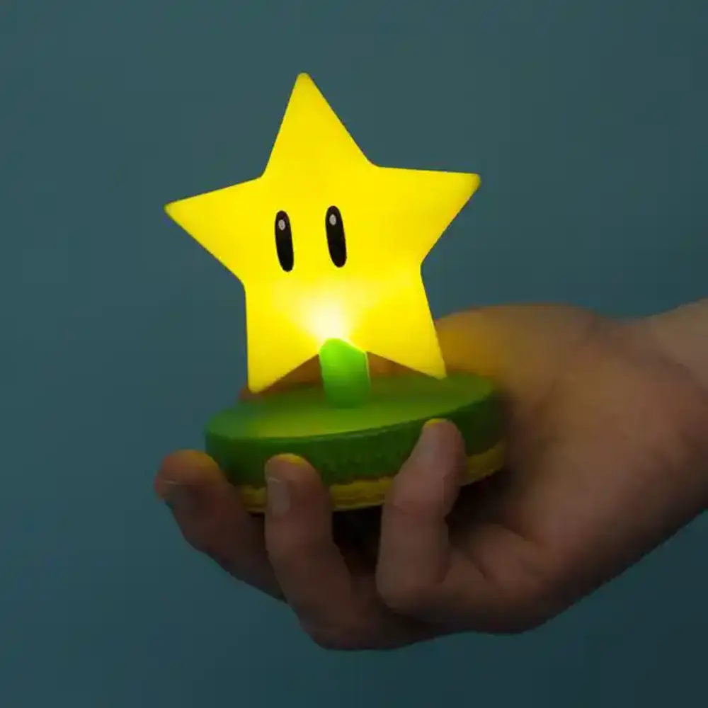 Paladone | Super Mario Estrella Lámpara 3D