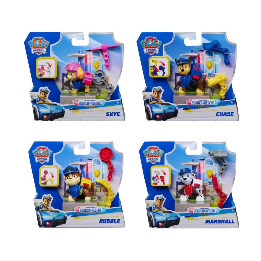 Paw Patrol | Action Pups Search & Rescue con Mochila y Accesorios 