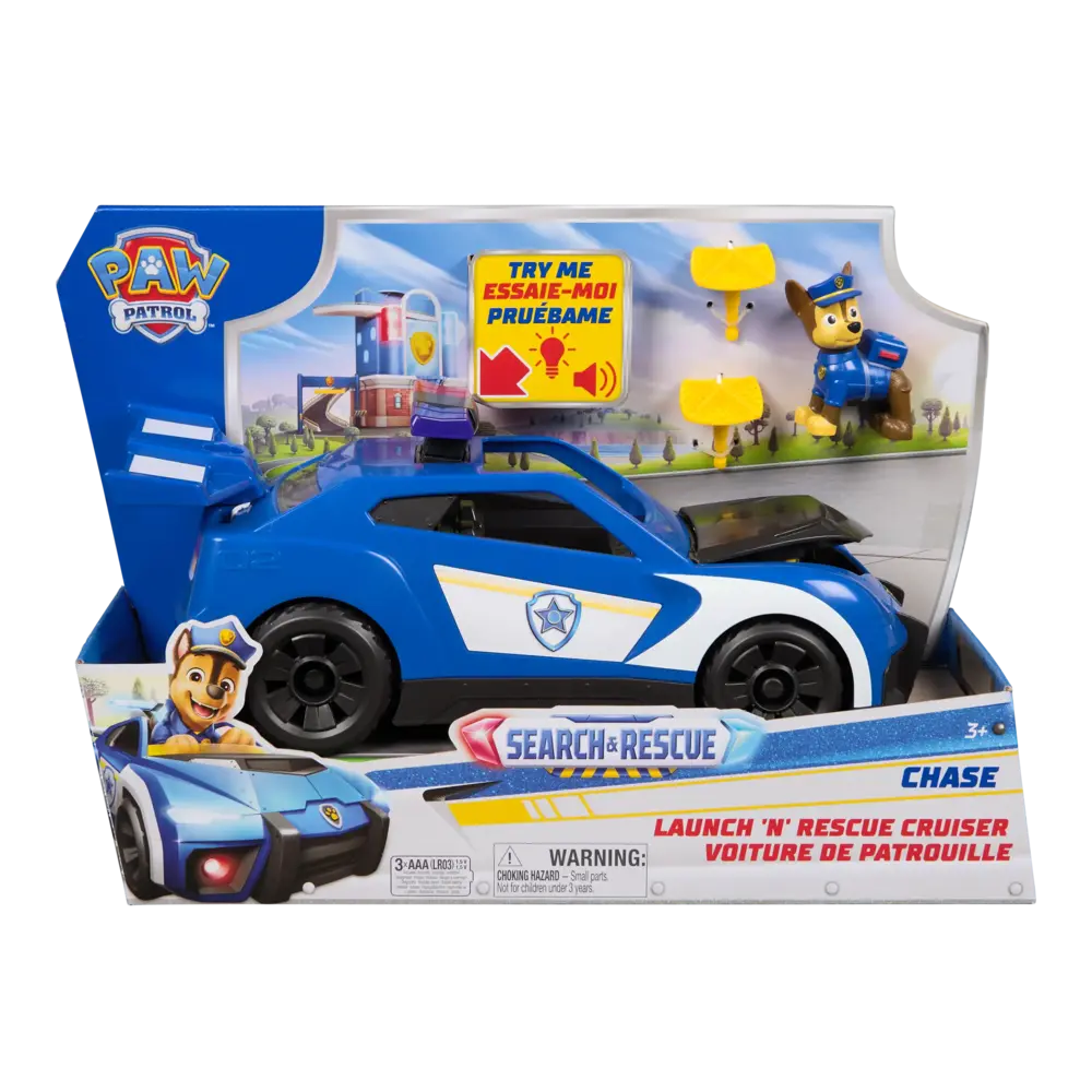 Paw Patrol | Launch & Rescue Cruiser Vehículo Chase con Dron