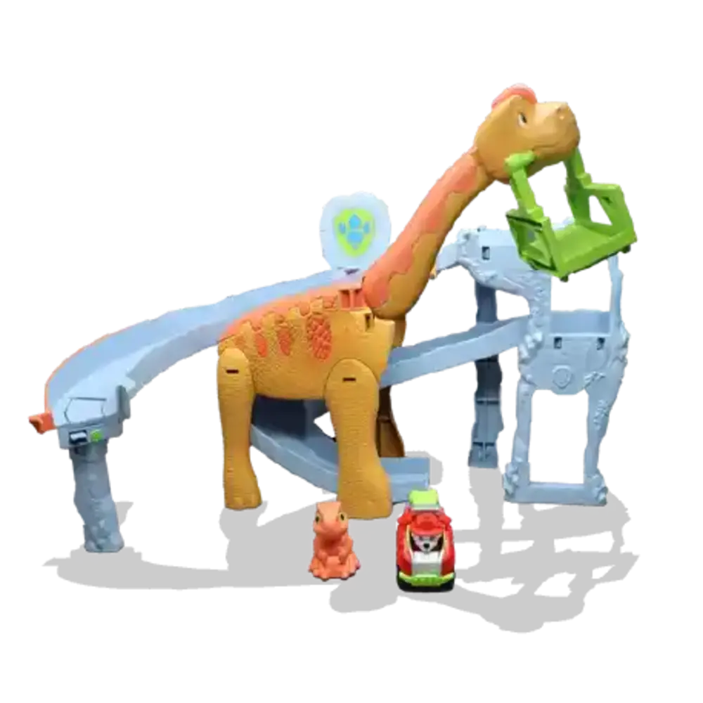 Paw Patrol | Lift & Race Dino Playset con Vehículos