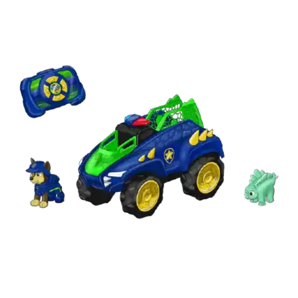 Paw Patrol | Dino Tow & Rush RC Vehículo con Remolque Control Remoto