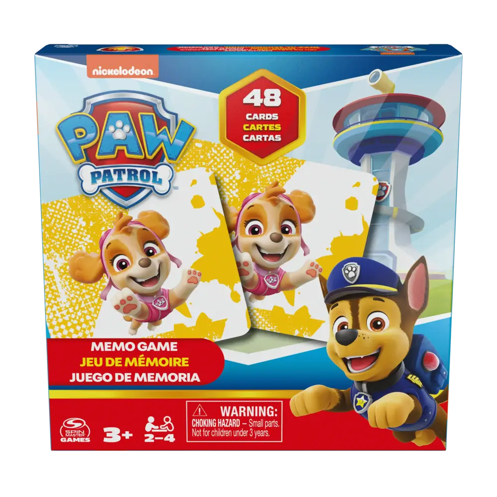 Paw Patrol | Memo Game Juego de Memoria 48 Cartas
