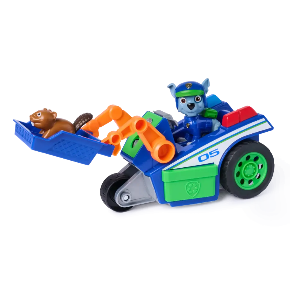 Paw Patrol | Vehículo Rocky Pull Back con Figura Desmontable  | slide 3