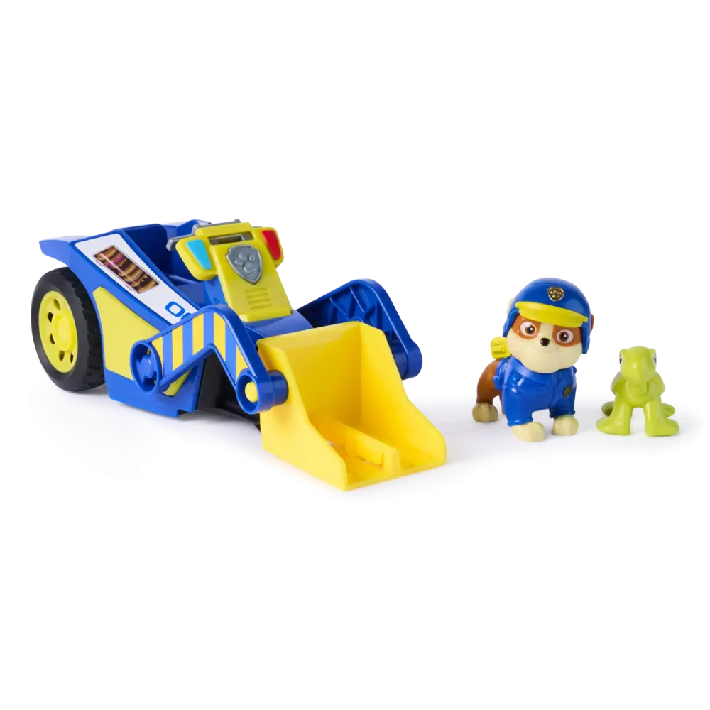 Paw Patrol | Vehículo Rubble Pull Back con Figura Desmontable | slide 2