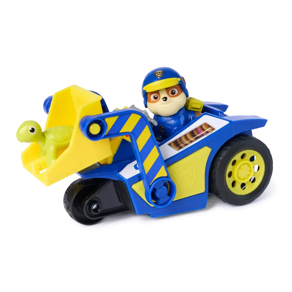 Paw Patrol | Vehículo Rubble Pull Back con Figura Desmontable | slide 3