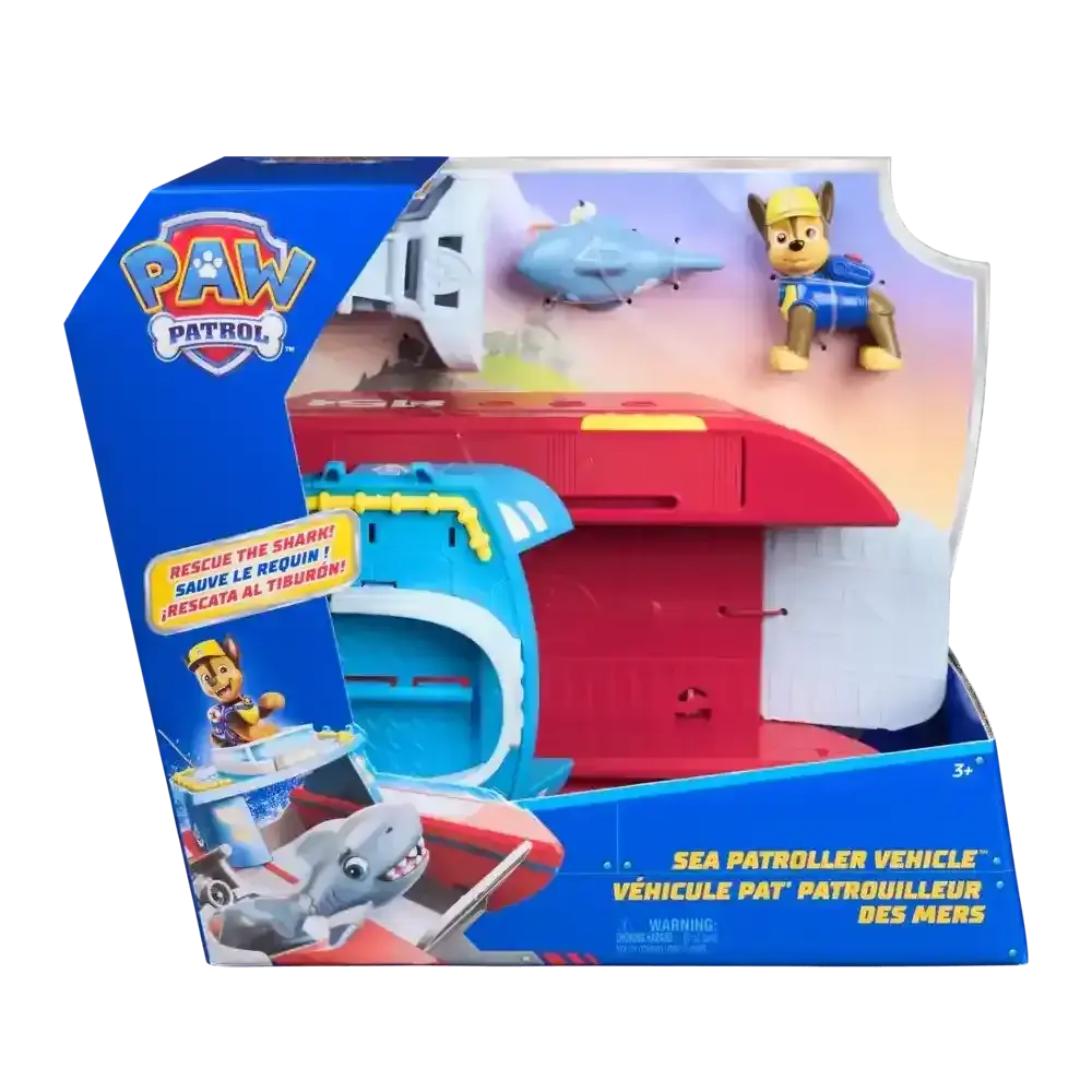 Paw Patrol | Sea Patroller Barco de Rescate con Plataforma
