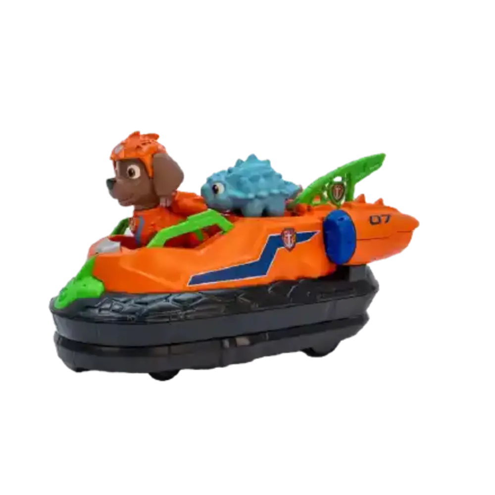 Paw Patrol | Dino Vehicle Zuma con Figura Dinosaurio