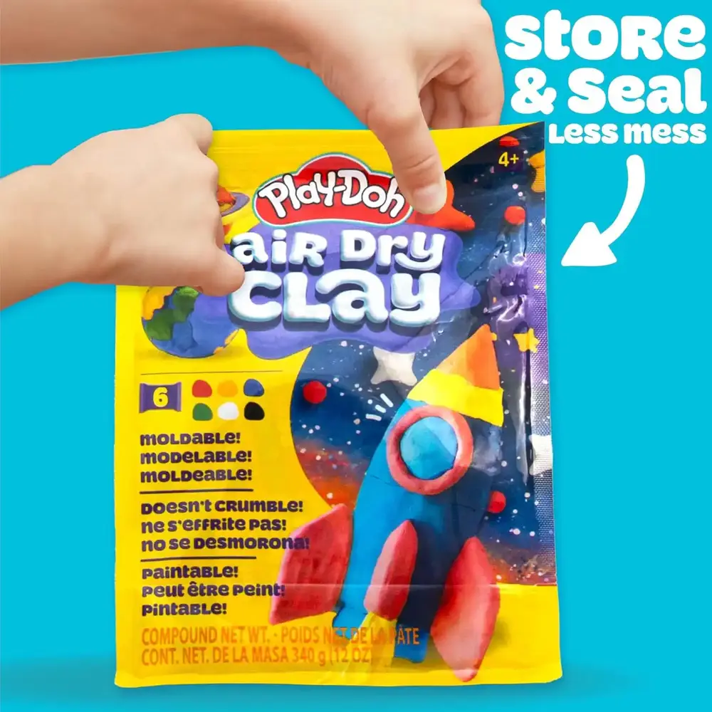 Play-Doh | Kit Arcilla Secado Al Aire 6 Colores