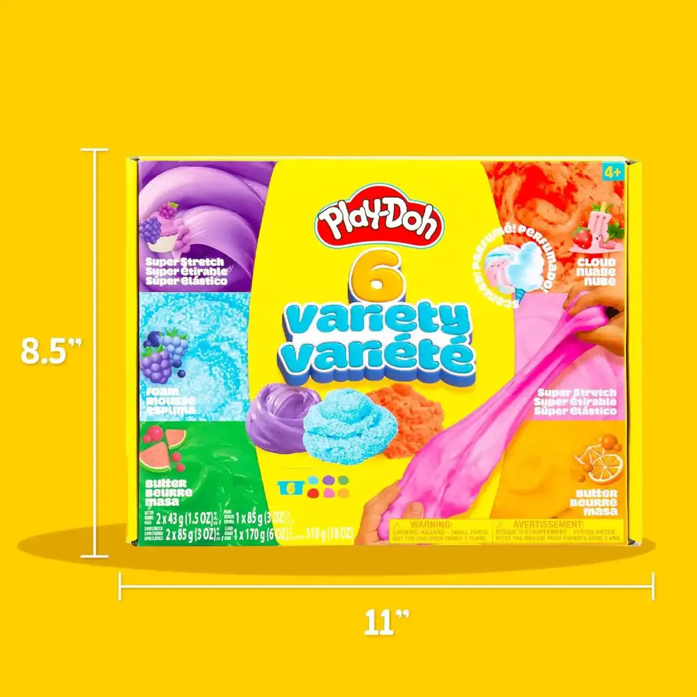 Play-Doh | Variety Box Cloud Slime Pack | slide 6