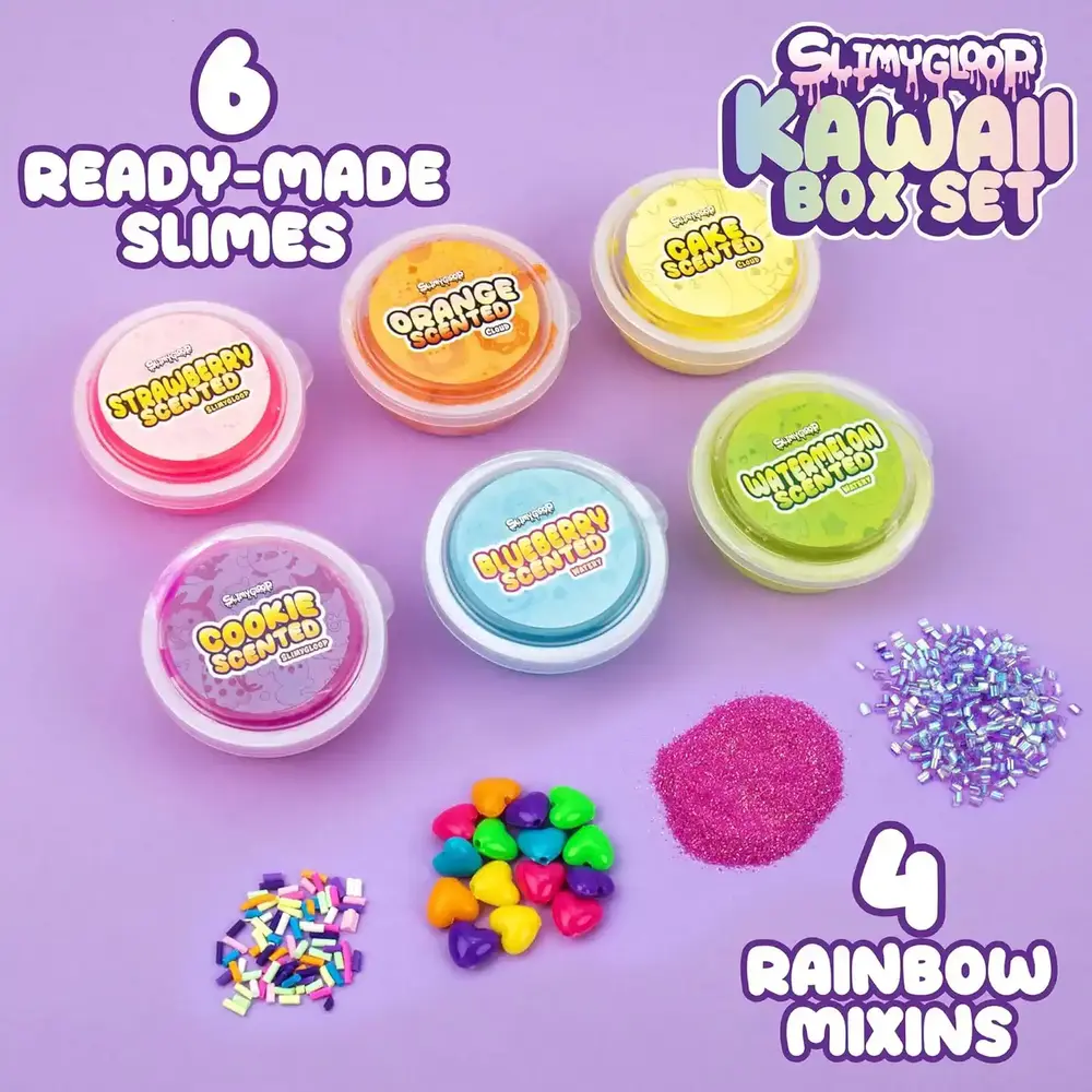 Slimygloop Play-Doh | Mix'Ems Box Set Kawaii Slime  | slide 3