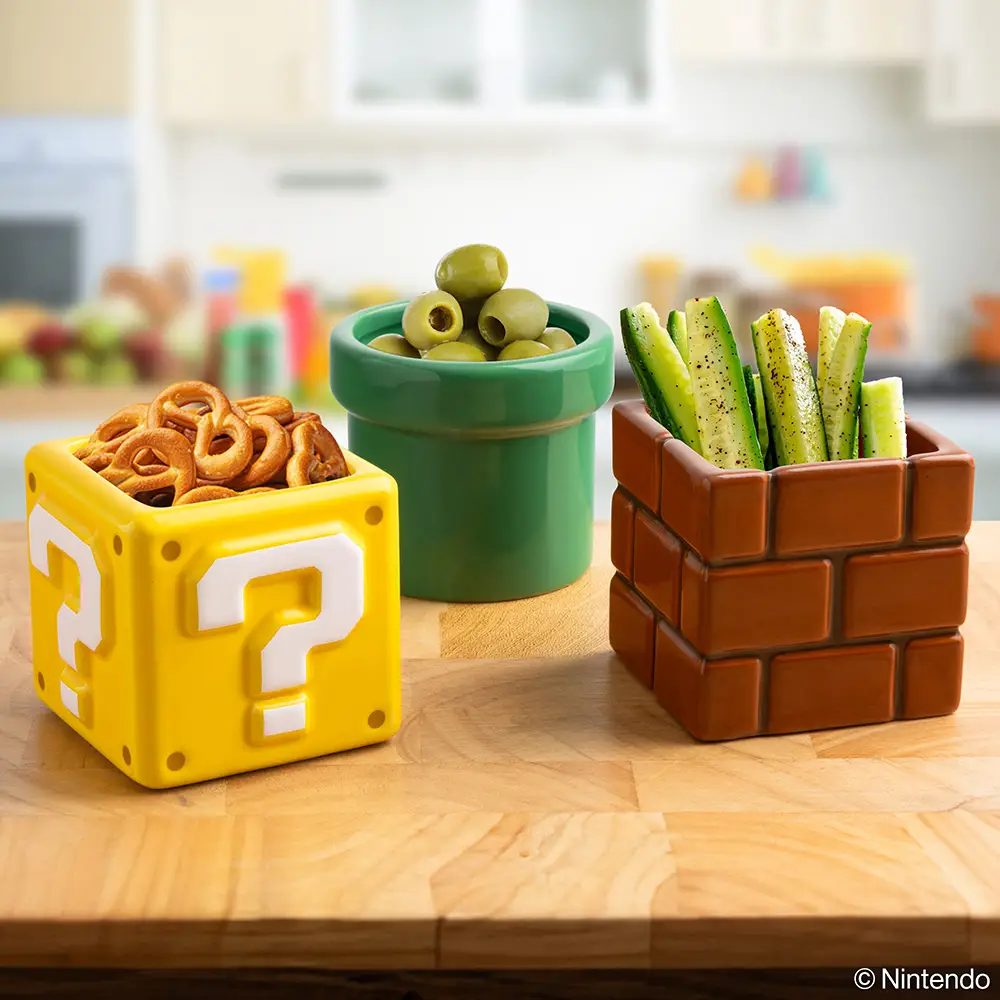 Paladone | Super Mario Set 3 bowls