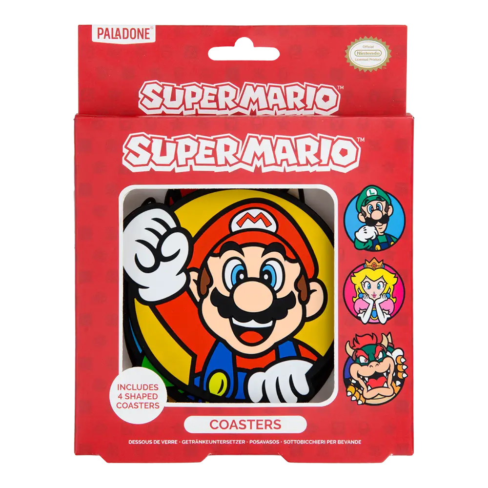 Paladone | Paladone Super Mario Set de Posavasos